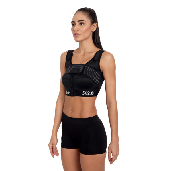Compression Bra with Attached Implant Stabilizer Band